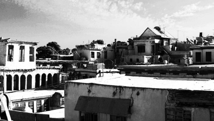 Old Damascus from the windows of an abandoned house.